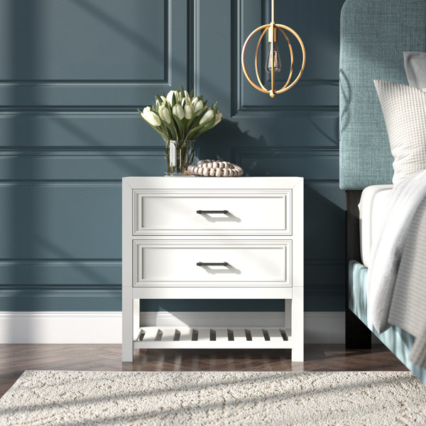 Greyleigh™ Knutsford Solid Wood Nightstand & Reviews Wayfair